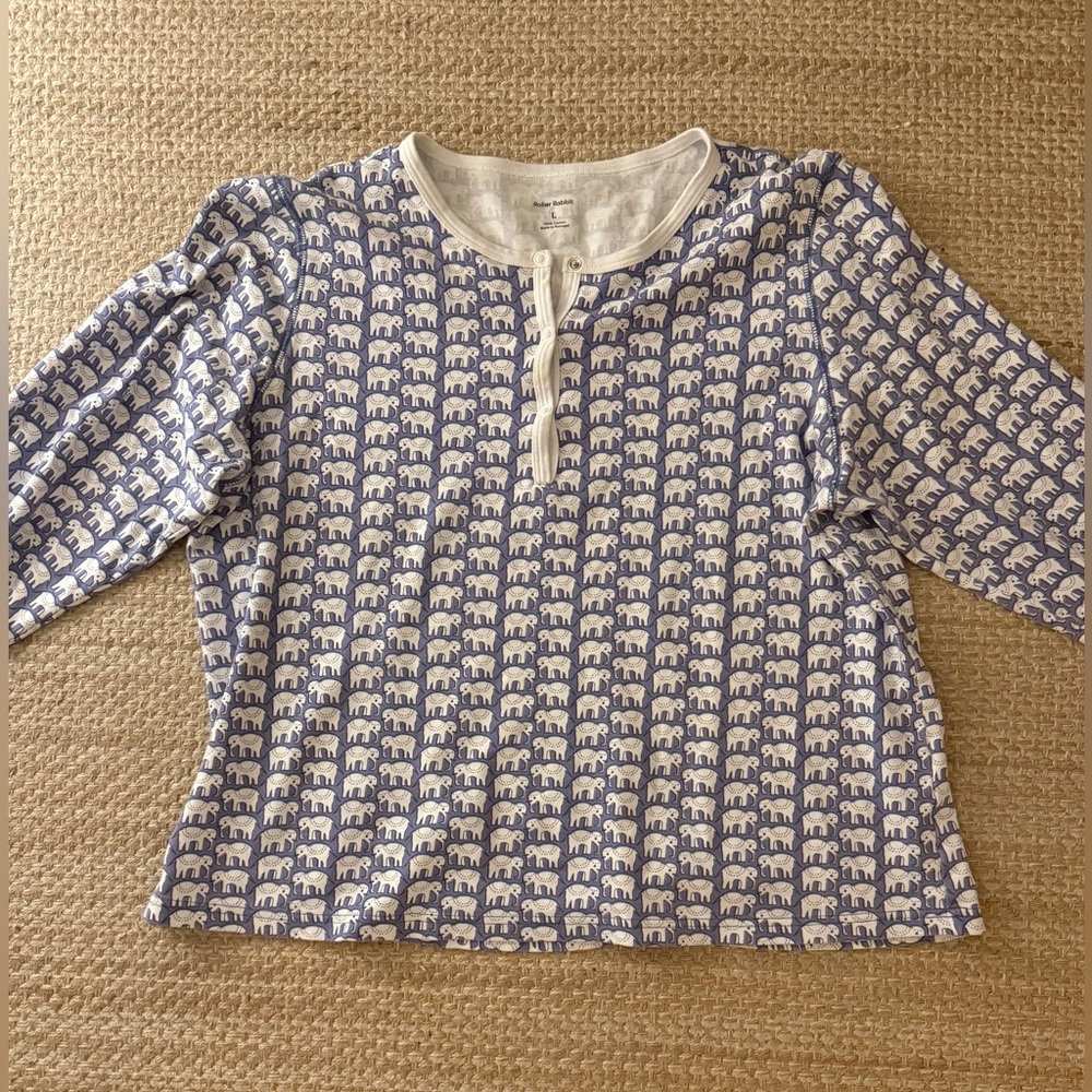 Roller Rabbit Hathi Pj Top